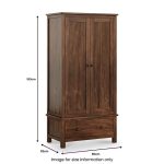 DUCHY ACACIA DOUBLE WARDROBE - Image 9