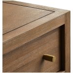 Keane 64" Weathered Natural Solid Wood 6-Drawer Dresser - Image 10