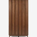 LONDON BROWN BELGRAVE WALNUT WARDROBE