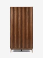 LONDON BROWN BELGRAVE WALNUT WARDROBE