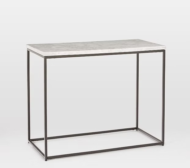 imgi_2_f57969_183c9d24a5924529901ee76c55118412~mv2 MARBLE TOP CONSOLE TABLE - Image 1