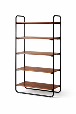 Boden Chrome 5-Tier Bookshelf