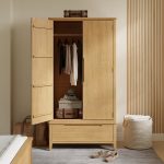 Camdale Double Wardrobe with Drawer - Image 2