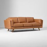 ZANDER LEATHER SOFA (90")