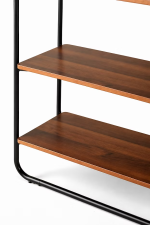 Boden Chrome 5-Tier Bookshelf - Image 2