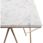 MARBLE AND MATEL SIDE TABLE - Image 2