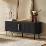 59" TAMBOUR FLUTED TV STAND - Image 3