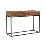 2- DRAWER BLOCK ONSOLE TABLE