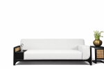SOLID WOOD UPHOLSTERY HEAVEN CANE SOFA - Image 3