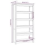 SOLID WOOD STANDERD BOOK CASE - Image 3