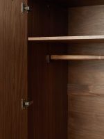 LONDON BROWN BELGRAVE WALNUT WARDROBE - Image 3