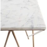 MARBLE AND MATEL SIDE TABLE - Image 5