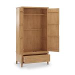 Camdale Double Wardrobe with Drawer - Image 4