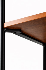 Boden Chrome 5-Tier Bookshelf - Image 4