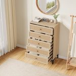 5 DRAWER RATTAN CHEST - Image 4