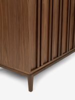 LONDON BROWN BELGRAVE WALNUT WARDROBE - Image 4