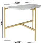 MOON SHAPED END TABLE - Image 10