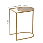 METALLIC MAGAZINE ENDTABLE - Image 2