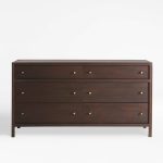 Keane 64" Weathered Natural Solid Wood 6-Drawer Dresser - Image 5