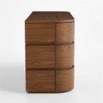 Milano 62" Natural Walnut 6-Drawer Dresser - Image 5