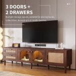 RATTAN- INSPRIED MORDEN TV CABINATE - Image 5