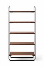 Boden Chrome 5-Tier Bookshelf - Image 5