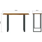 RUSSET LIVE EDGE CONSOLE TABLE - Image 5