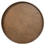 NATURAL CANE WOODEN ROUND COFFEE TABLE - Image 6