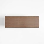 Alrik 66" Brown Oak Wood 6-Drawer Dresser - Image 7